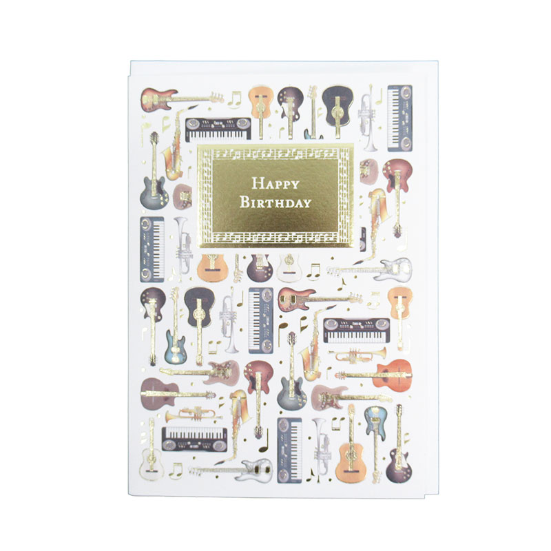 QUIRE オランダ製 グリーディングカード/musical instrument